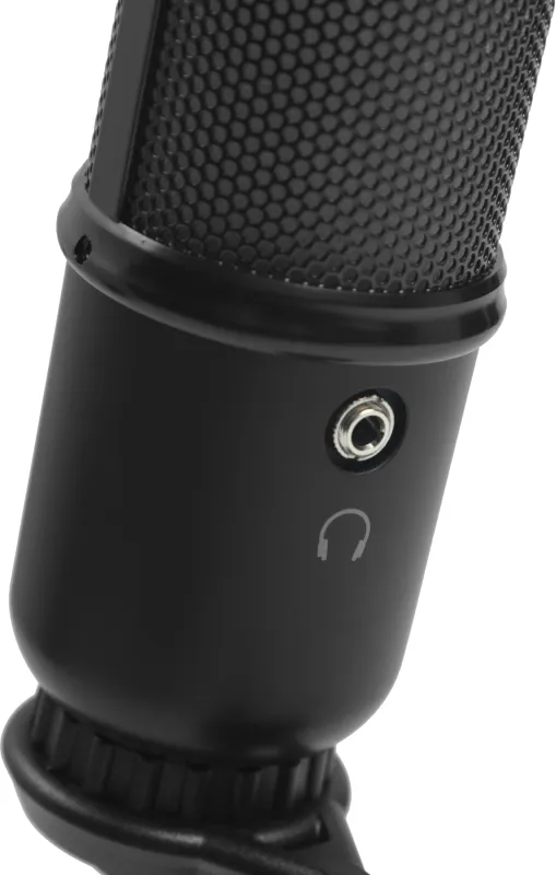 Микрофон проводной Defender Glow GMC 400 1.3м черный