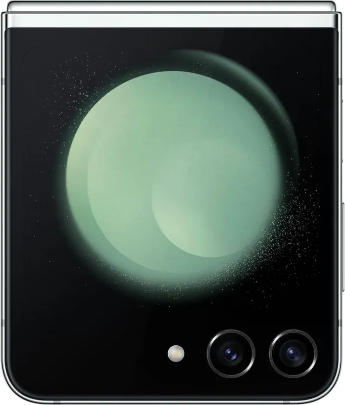 Смартфон Samsung SM-F731B Galaxy Z Flip 5 5G 512Gb 8Gb мятный раскладной 3G 4G 1Sim 6.7" 1080x2640 Android 13 12Mpix 802.11 a/b/g/n/ac/ax NFC GPS GSM900/1800 GSM1900 TouchSc Protect