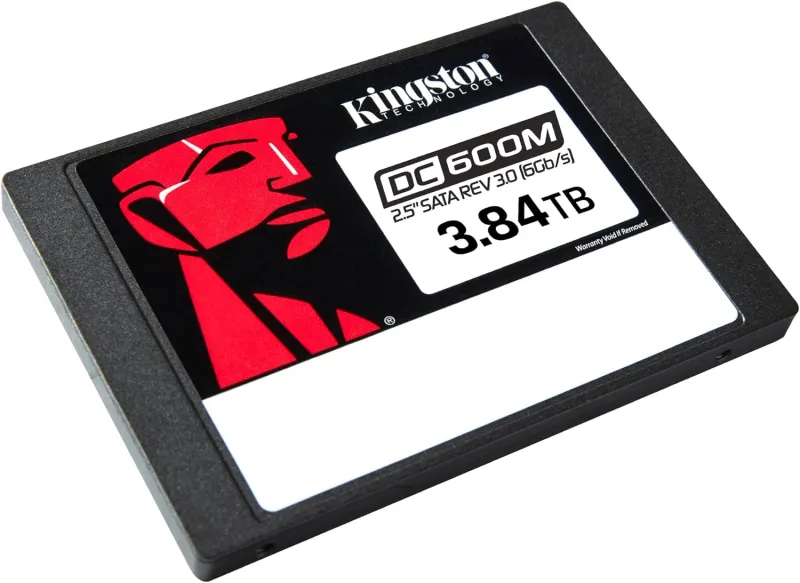 Твердотельный накопитель Kingston Enterprise SSD 3,84TB DC600M 2.5" SATA 3 R560/W530MB/s 3D TLC MTBF 2M 94 000/59 000 IOPS 7008TBW (Mixed-Use) 3 years