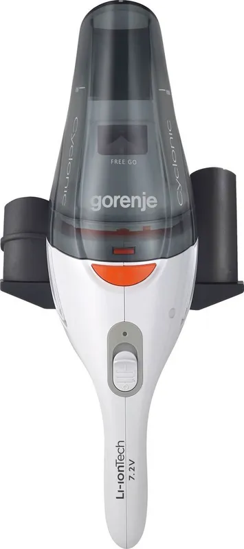Пылесос ручной Gorenje MVC72FW 55Вт белый/серый