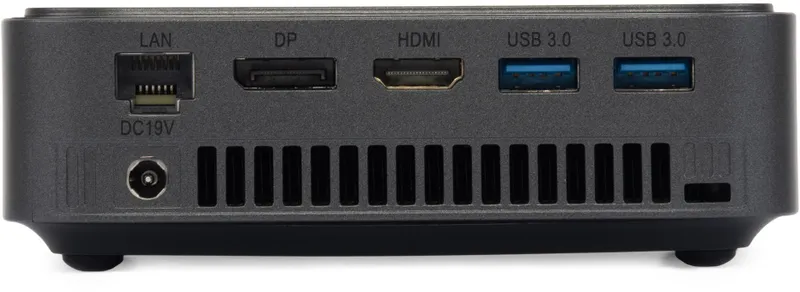 Неттоп IRU 310TLCN i3 1115G4 (3) Iris Xe noOS GbitEth WiFi BT черный (1975165)