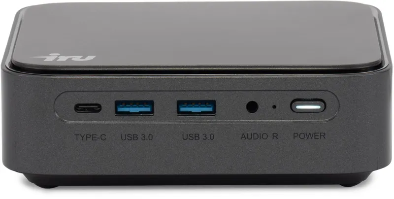 Неттоп IRU 310TLCN i3 1115G4 (3) Iris Xe noOS GbitEth WiFi BT черный (1975165)