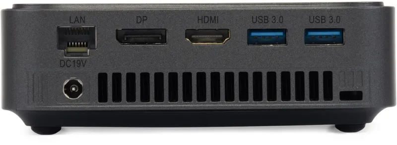 Неттоп IRU 310TLCN i5 1135G7 (2.4) Iris Xe noOS GbitEth WiFi BT черный (1975169)