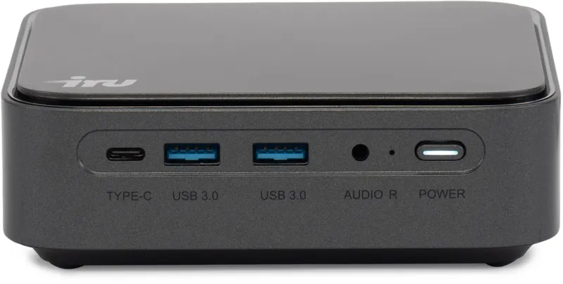 Неттоп IRU 310TLCN i5 1135G7 (2.4) 8Gb SSD256Gb Iris Xe noOS GbitEth WiFi BT черный (1975170)
