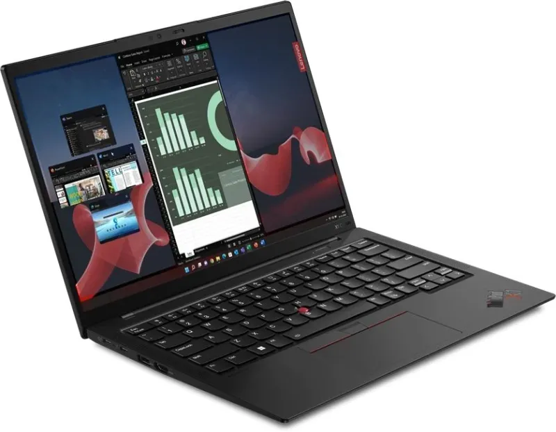 Ноутбук Lenovo ThinkPad X1 Carbon G11 Core i5 1345U 16Gb SSD512Gb Intel Iris Xe graphics 14" IPS WUXGA (1920x1200) Windows 11 Pro black WiFi BT Cam (21HNA09MCD)