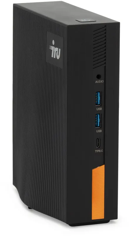 Неттоп IRU 515ALC i5 12450H (2) 16Gb SSD512Gb UHDG Windows 11 Professional GbitEth WiFi BT 120W черный (1975490)