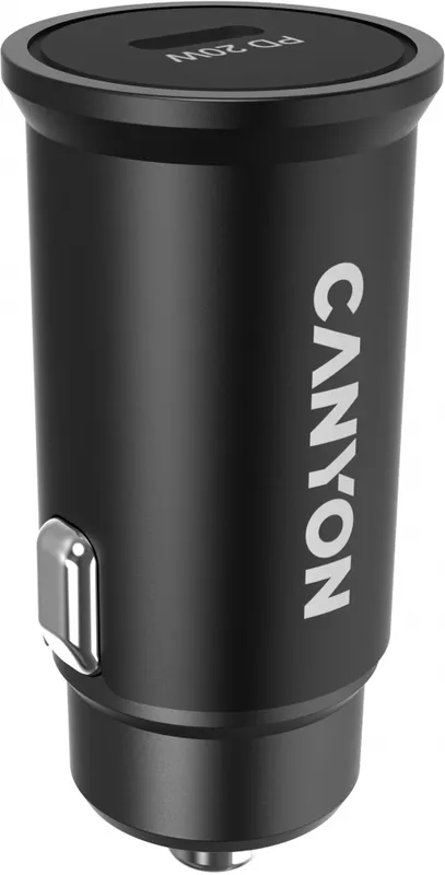 Автомобильное зар./устр. Canyon CNS-CCA20B 20W 3A (PD+QC) USB Type-C универсальное черный