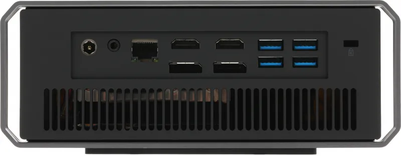 ПК Мини Chuwi CoreBox i7 11390H (3.4) 16Gb SSD512Gb Iris Xe Windows 11 Professional GbitEth WiFi BT серый