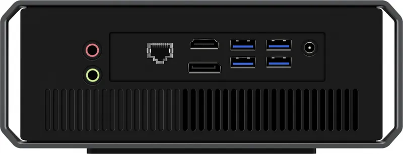 ПК Мини Chuwi CoreBox i7 11390H (3.4) 16Gb SSD512Gb Iris Xe Windows 11 Professional GbitEth WiFi BT серый