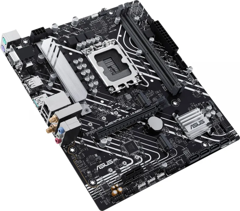 Материнская плата ASUS PRIME H610M-A WIFI, LGA1700, B610, 2*DDR5, HDMI+DP+VGA, SATA 6.0, M.2, USB 3.2*2, USB 2.0*2,  mATX; 90MB1G00-M0EAY0