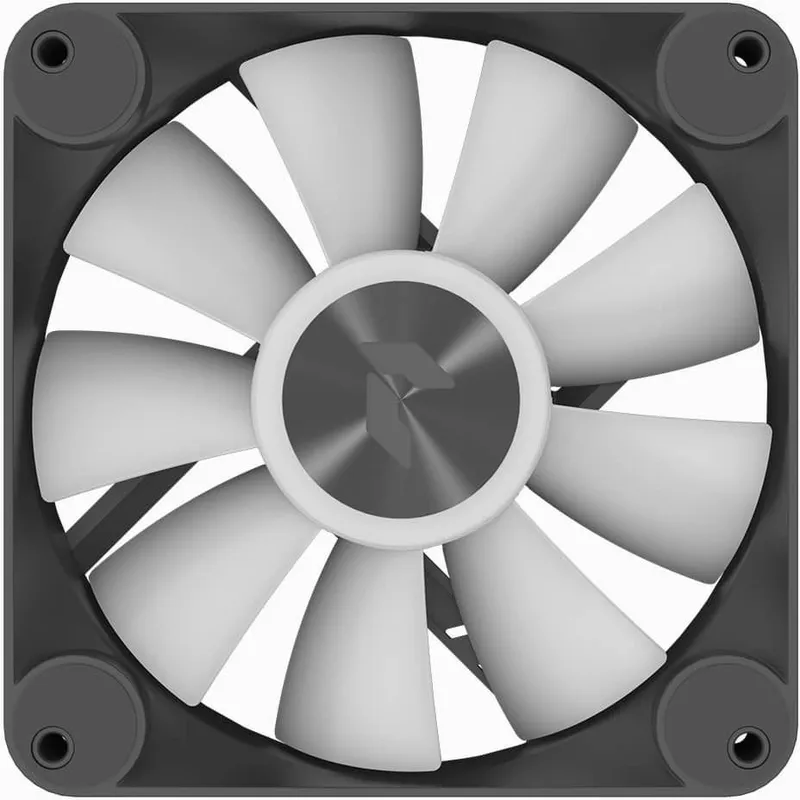 Вентилятор Aerocool APNX FP1-140 PWM ARGB 140x140mm черный/белый 4-pin 15-32dB 220gr Ret (FP1-140 BK)