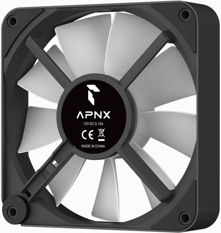 Вентилятор Aerocool APNX FP2-120 PWM ARGB 120x120mm 4-pin 15-33dB 200gr LED Ret