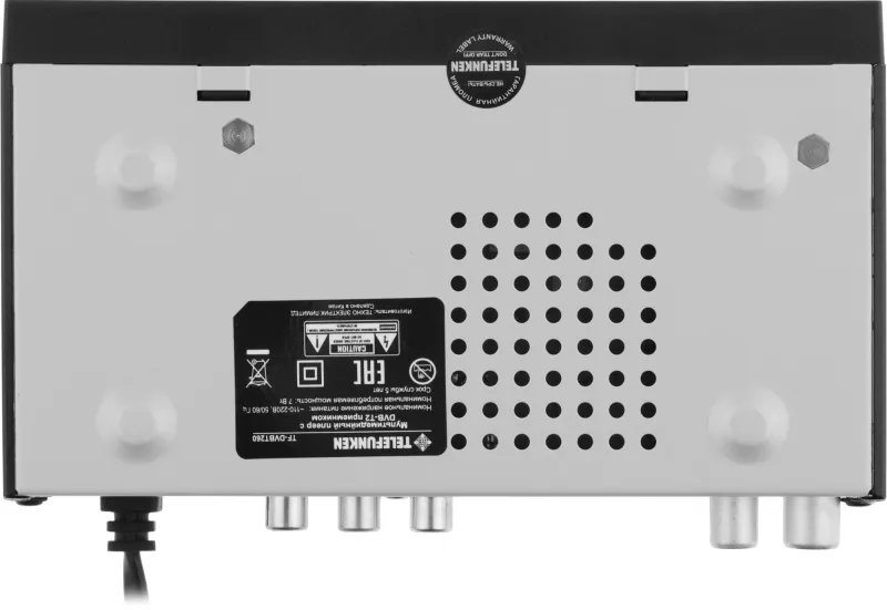 Ресивер DVB-T2 Telefunken TF-DVBT260 черный