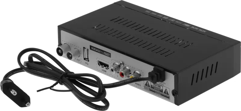 Ресивер DVB-T2 Telefunken TF-DVBT260 черный