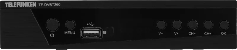 Ресивер DVB-T2 Telefunken TF-DVBT260 черный