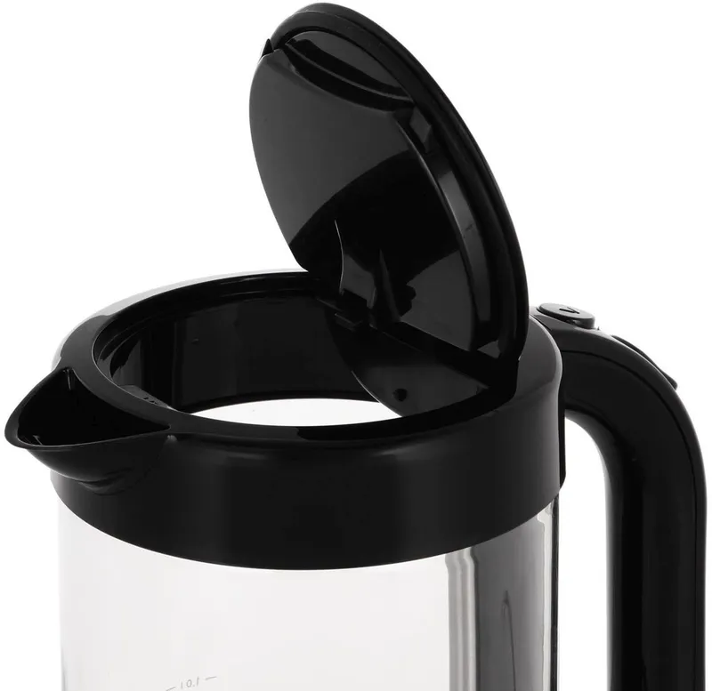 Чайник электрический Bosch TWK70B03 1.7л. 2400Вт черный (корпус: стекло)