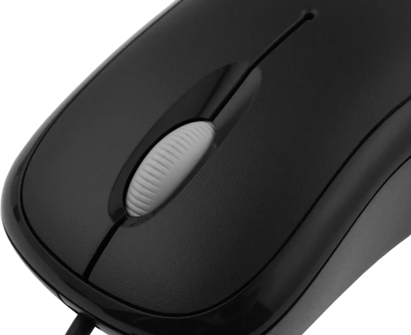 Мышь Microsoft Basic Optical Mouse Black черный оптическая (1000dpi) USB (2but)