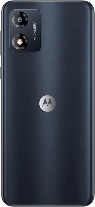 Смартфон Motorola XT2345-3 E13 64Gb 2Gb черный моноблок 3G 4G 2Sim 6.5" 720x1600 Android 13 13Mpix 802.11 a/b/g/n/ac GPS GSM900/1800 GSM1900 TouchSc Protect microSD max1024Gb