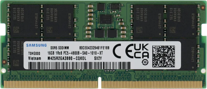 Память DDR5 16GB 4800MHz Samsung M425R2GA3BB0-CQK OEM PC5-38400 CL40 SO-DIMM 288-pin 1.1В dual rank OEM