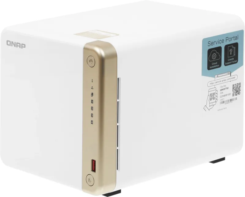 Система хранения данных QNAP CHANNEL 2C 2GhzCPU/4Gb(upto16)/upto 4HDD, upto 20 with TL-D800C/SATA(3,5'')/ 2xUSB3.2 2xUSB2.0/1xHDMI/1xExp.slot/1x2,5Gb/iSCSI/1xPS/2YW TS-462-4G-EU-RU