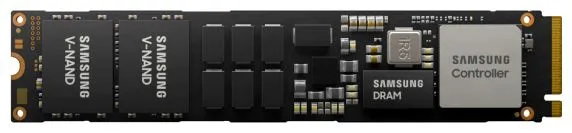 Твердотельный накопитель Samsung Enterprise SSD, M.2, PM9A3, 960GB, NVMe/PCIE Gen4 x4, R5000/W1400Mb/s, IOPS(R4K) 550K/60K, MTBF 2M, 1DWPD/5Y, TBW 1752TB, 22110, OEM (replace MZ1LB960HAJQ-00007)