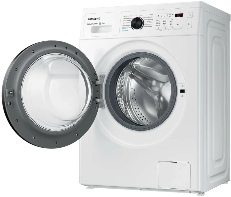 Стиральная машина Samsung WW60AG4S00CE/LD класс: A загр.фронтальная макс.:6кг белый инвертер