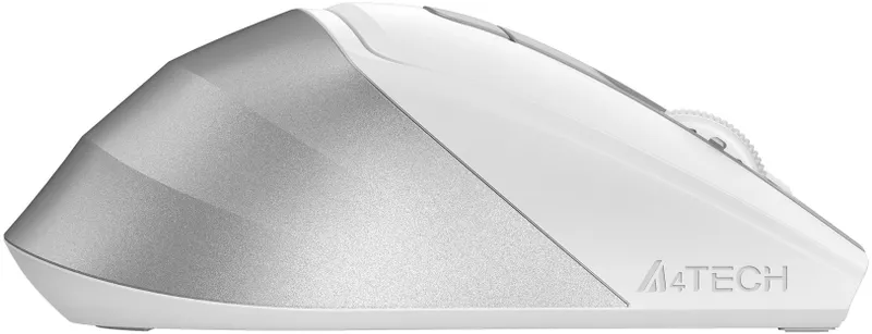 Мышь A4Tech Fstyler FG45CS Air белый/серебристый оптическая (2000dpi) silent беспроводная USB для ноутбука (7but)
