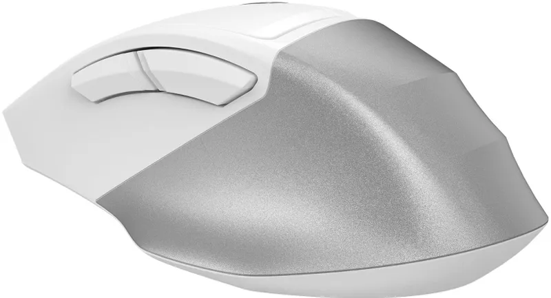 Мышь A4Tech Fstyler FG45CS Air белый/серебристый оптическая (2000dpi) silent беспроводная USB для ноутбука (7but)