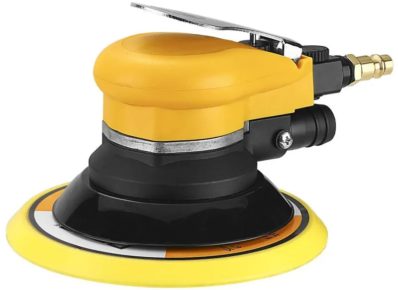 Шлифмашина орбитальная Deko DKOS150 d=150мм желтый/черный
