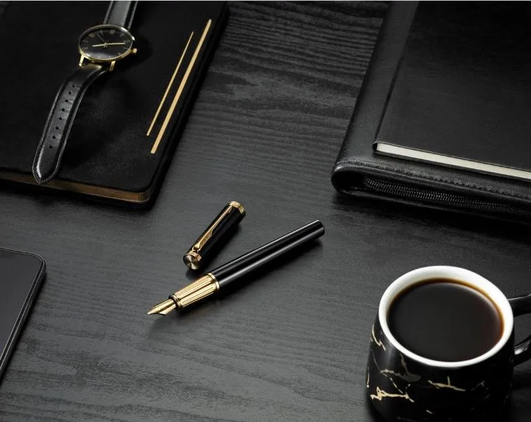 Ручка перьев. Parker Ingenuity Core F570 (2182005) Black GT F сталь нержавеющая подар.кор.