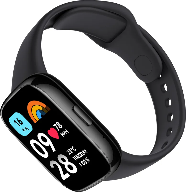 Смарт-часы Xiaomi Redmi Watch 3 Active 38.88мм 1.83" LCD корп.черный рем.черный разм.брасл.:135-200мм (BHR7266GL)