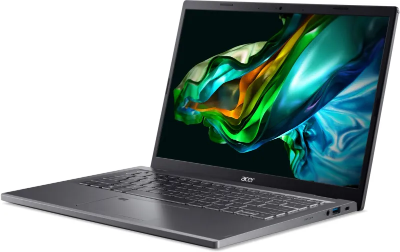 Ноутбук Acer Aspire 5 A514-56M-52QS Core i5 1335U 16Gb SSD512Gb Intel Iris Xe graphics 14" IPS WUXGA (1920x1200) noOS grey WiFi BT Cam (NX.KH6CD.003)