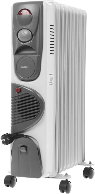 Радиатор масляный Centek CT-6203-9 2400Вт белый