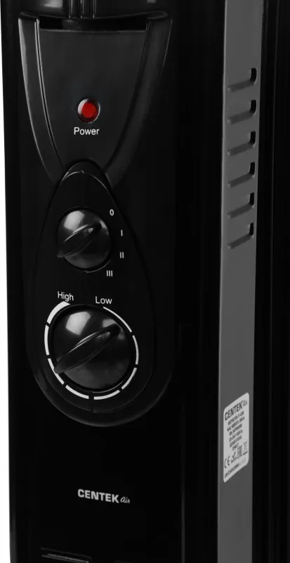 Радиатор масляный Centek CT-6200 1500Вт черный