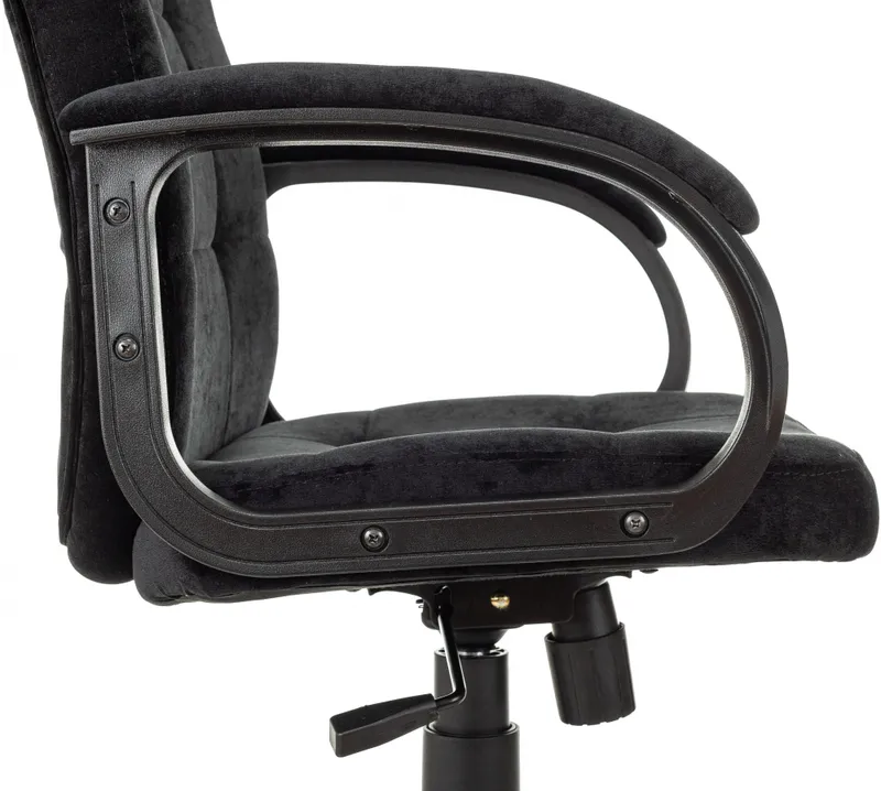 Кресло руководителя Бюрократ CH 002 Fabric черный Light-20 крестов. пластик