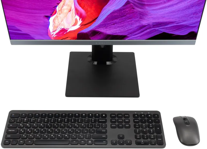 Моноблок Digma Pro Unity 23.8" Full HD i3 1215U (1.2) 8Gb SSD256Gb UHDG CR Ubuntu GbitEth WiFi BT 90W клавиатура мышь Cam серый/черный 1920x1080