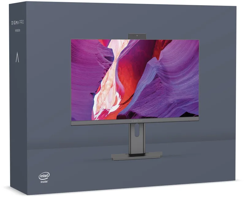 Моноблок Digma Pro Unity 27" Full HD i7 1255U (1.7) 16Gb SSD512Gb Iris Xe CR Windows 11 Professional GbitEth WiFi BT 90W клавиатура мышь Cam серый/черный 1920x1080
