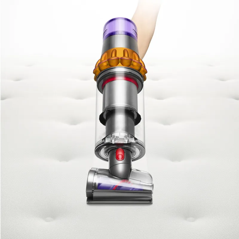 Пылесос ручной Dyson V15 Detect Absolute (SV47) 660Вт желтый/никель