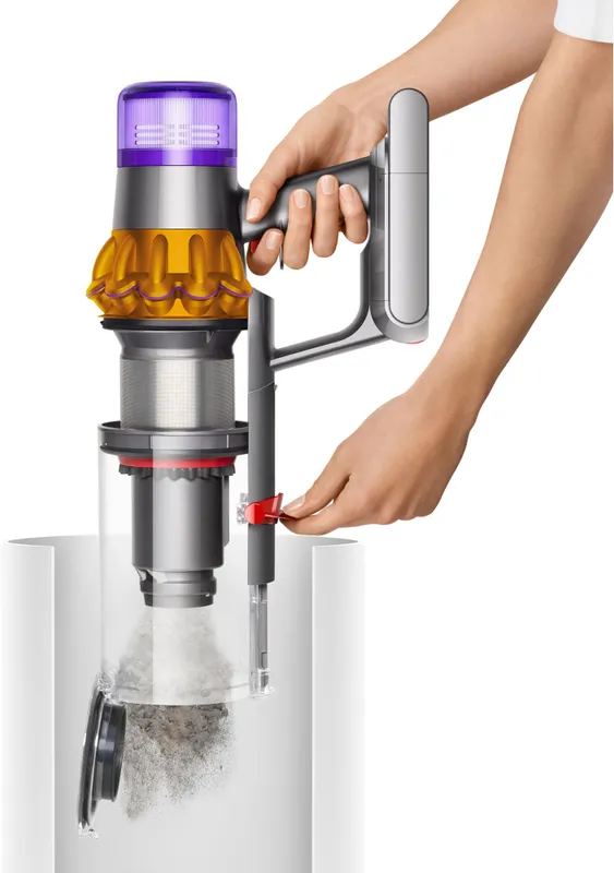 Пылесос ручной Dyson V15 Detect Absolute (SV47) 660Вт желтый/никель