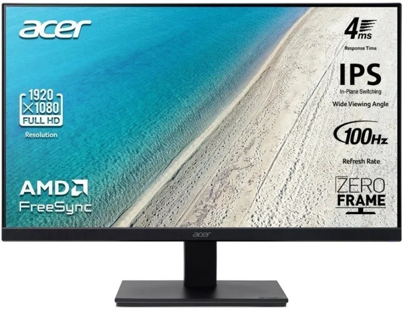 Монитор Acer 21.5" V227QE3biv черный IPS LED 4ms 16:9 HDMI M/M 250cd 178гр/178гр 1920x1080 DP FHD