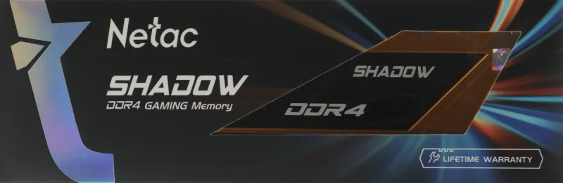 Оперативная память Netac Shadow 8GB DDR4-2666 C19 Yellow Memory module (DIMM)