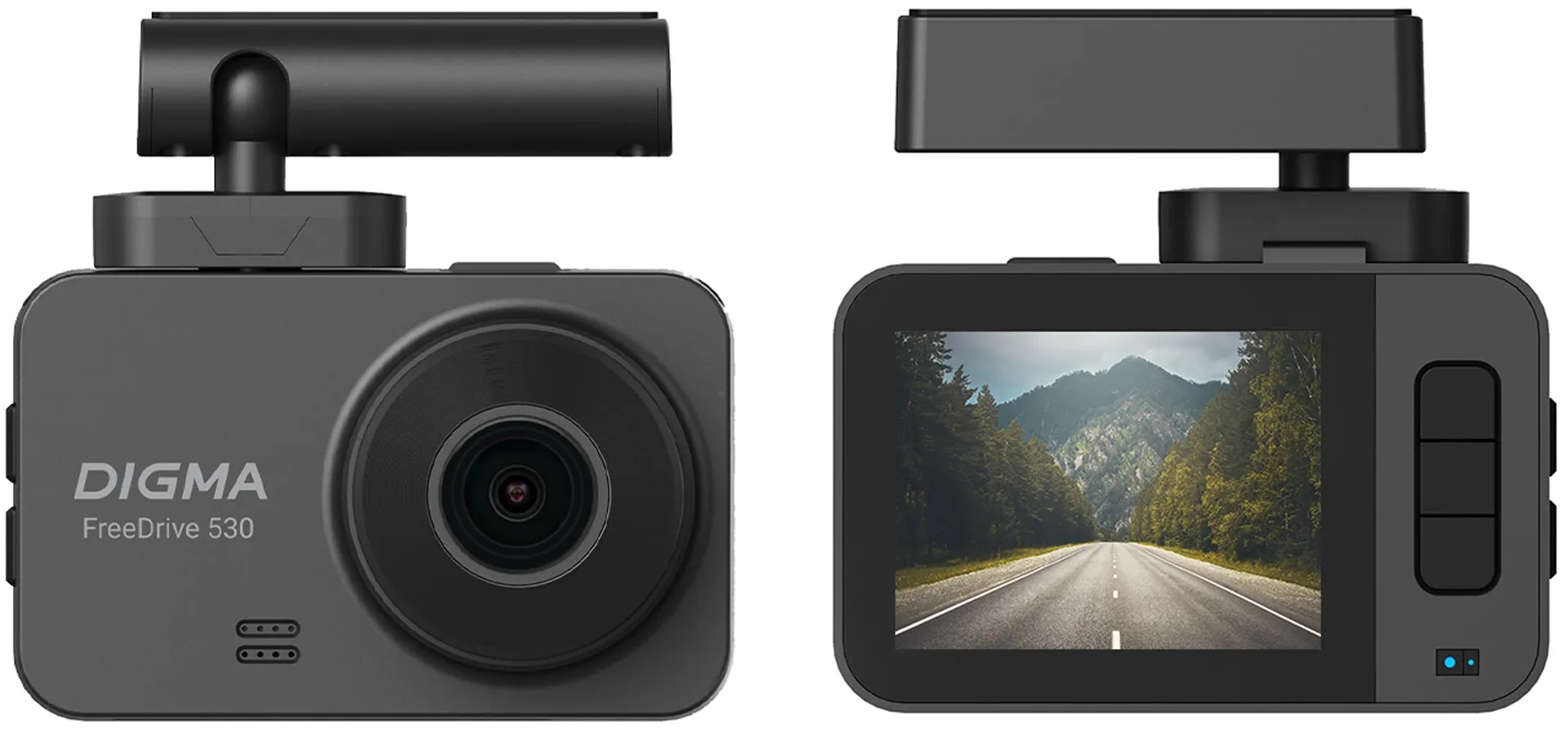 Видеорегистратор Digma FreeDrive 530 черный 2Mpix 1080x1920 1080p 140гр. GP1167