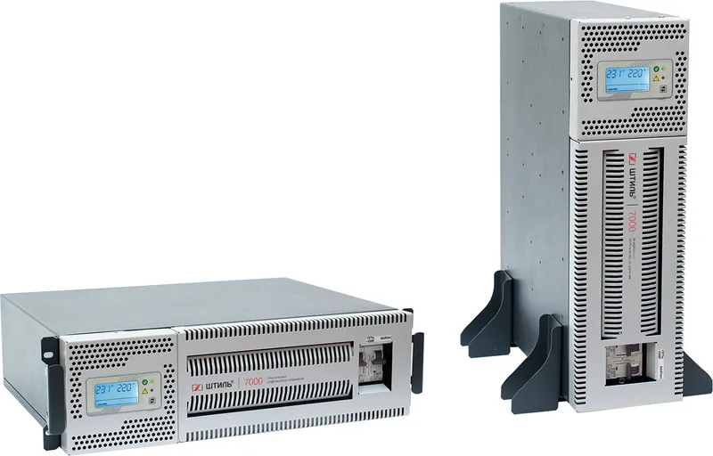 ШТИЛЬ Стабилизатора напряжения: 7000 ВА; 1 фазный; инверторный; вх 90-310В; вых 216/224В; универсальное