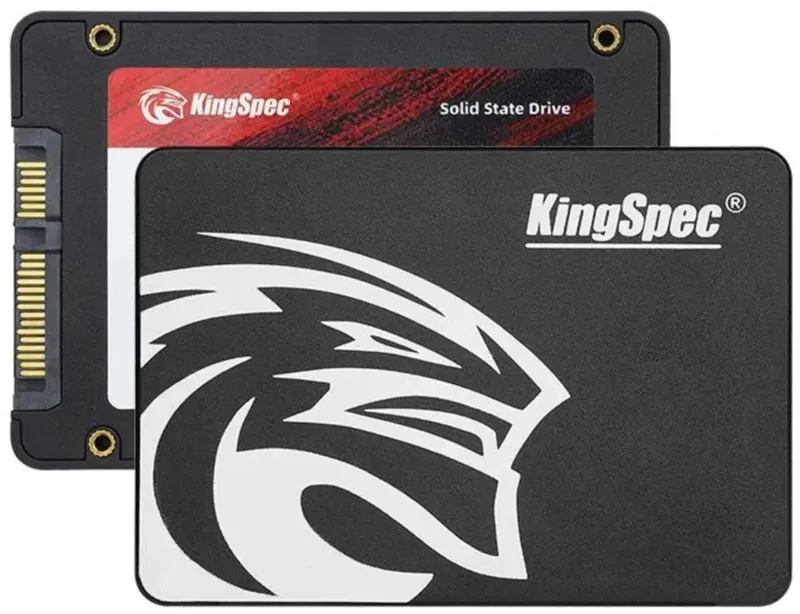 Твердотельный накопитель KingSpec SSD 480GB SATA III 2.5" R550/W500MB/s 3D TLC MTBF 1M 120TBW