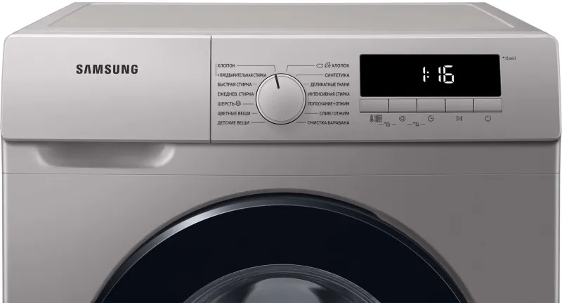Стиральная машина Samsung WW80T3040BS/LP класс: A загр.фронтальная макс.:8кг серебристый инвертер