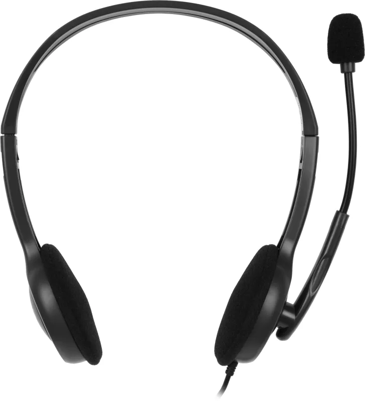Наушники с микрофоном Logitech H111 серый 2.35м накладные оголовье (981-000588)