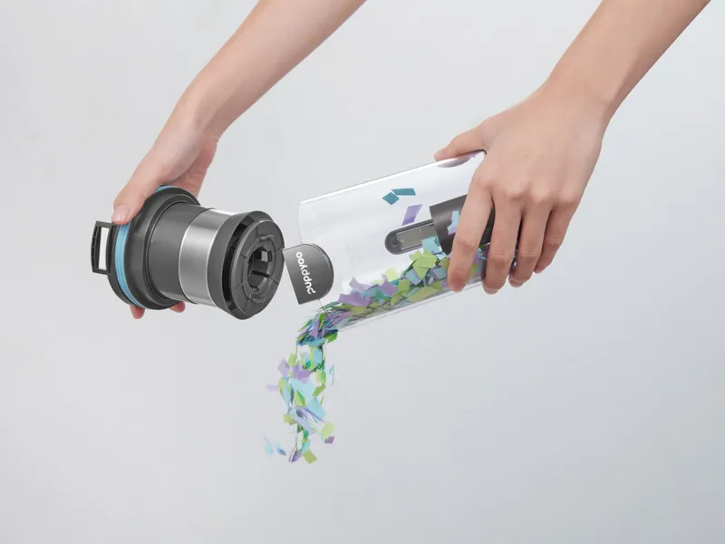 Пылесос моющий Puppyoo T12 Home Rinse 415Вт серый/серый