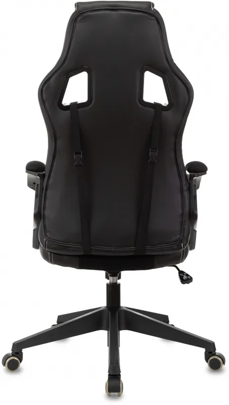 Кресло игровое Zombie Arena черный эко.кожа/ткань крестов. пластик