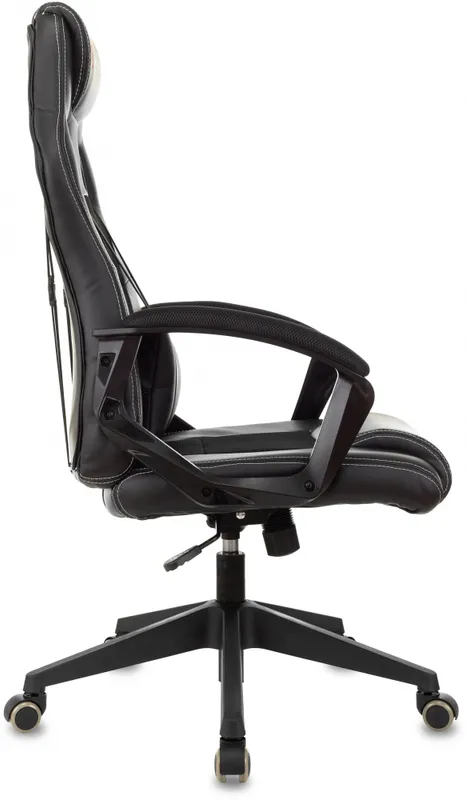 Кресло игровое Zombie Arena черный эко.кожа/ткань крестов. пластик