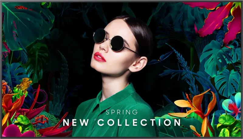 Панель Samsung 65" QM65C черный E-LED BLU LED 8ms 16:9 HDMI M/M матовая 500cd 178гр/178гр 3840x2160 4K USB 24.9кг